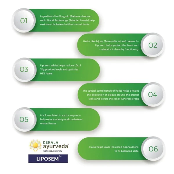 Kerala Ayurveda Liposem Tablet, 100 Tablets-5.webp